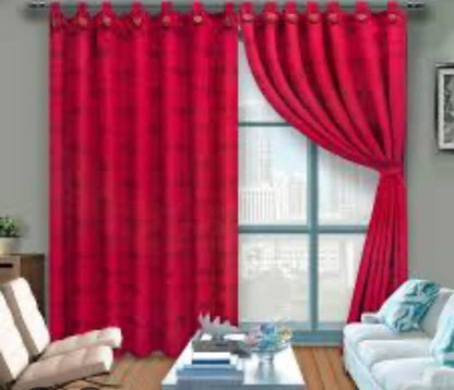 Cortinas en yacar boton
