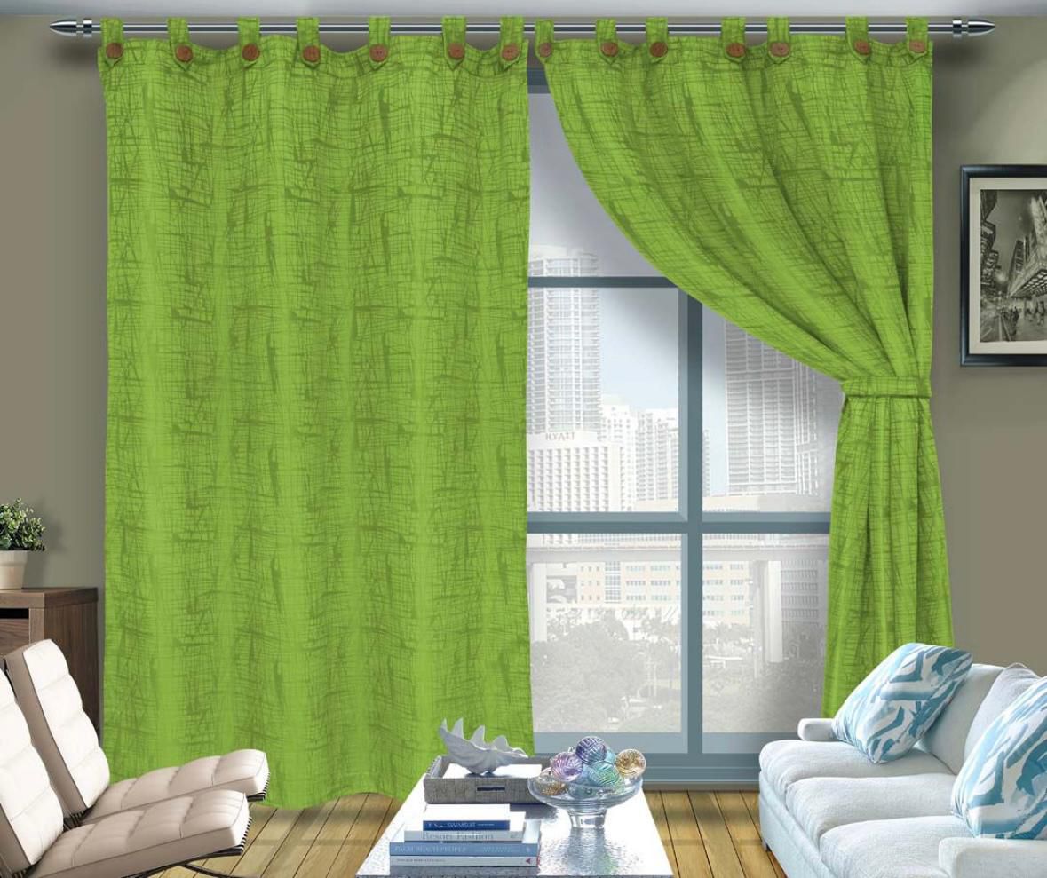 Cortinas en yacar boton