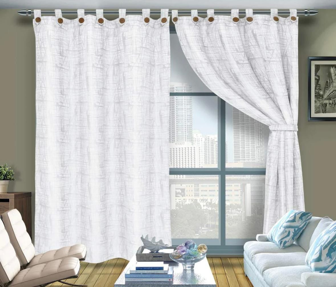 Cortinas en yacar boton