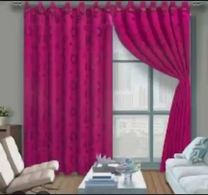 Cortinas en yacar boton